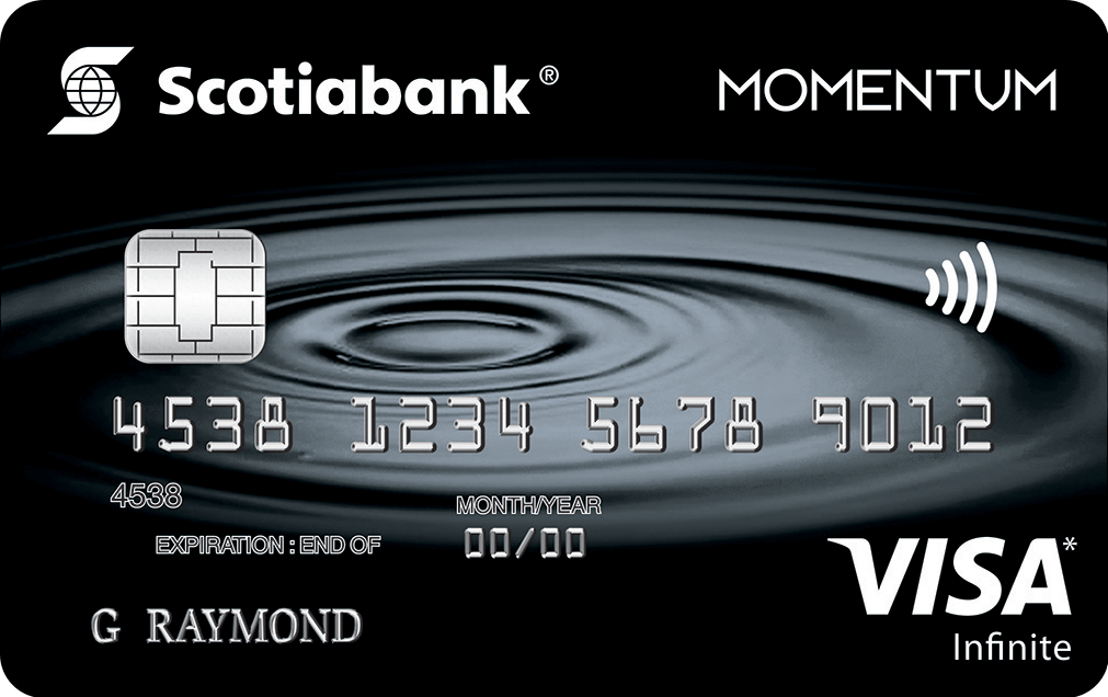 Scotia Momentum<sup>®</sup> Visa Infinite<sup>*</sup> Card